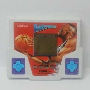 Tiger Electronics 1988 All Pro Basketball Handheld Electronic Game Vintage Works